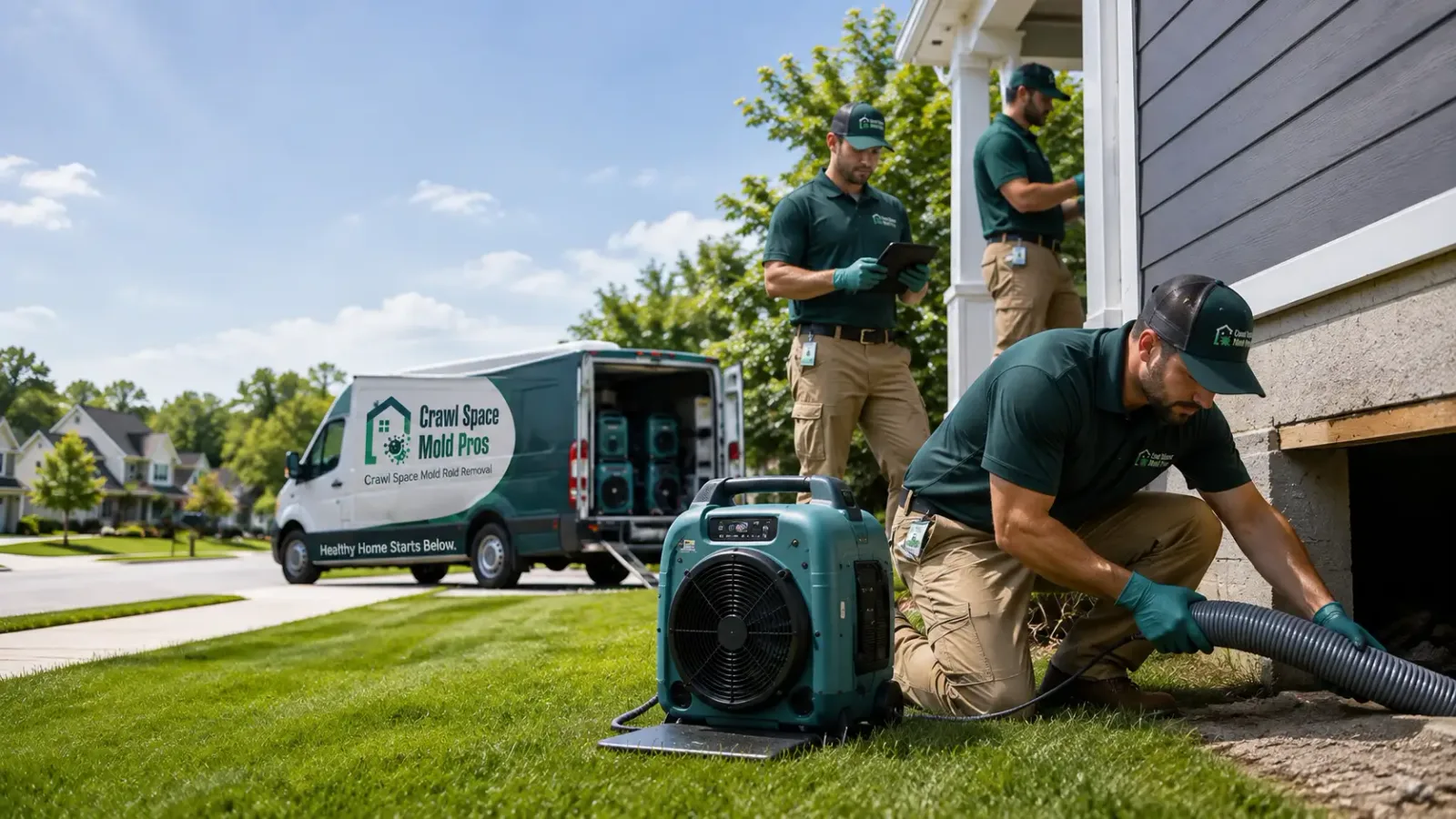 Crawl Space Mold Removal in Rock Springs, WY